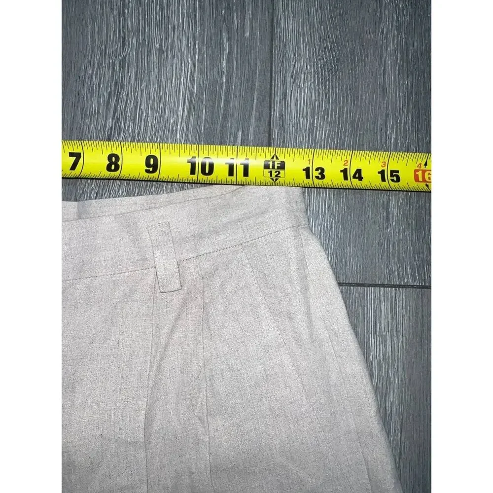 Country Road Organic Linen wide Leg Front Pant Australia Made beige Sz 8 A003940